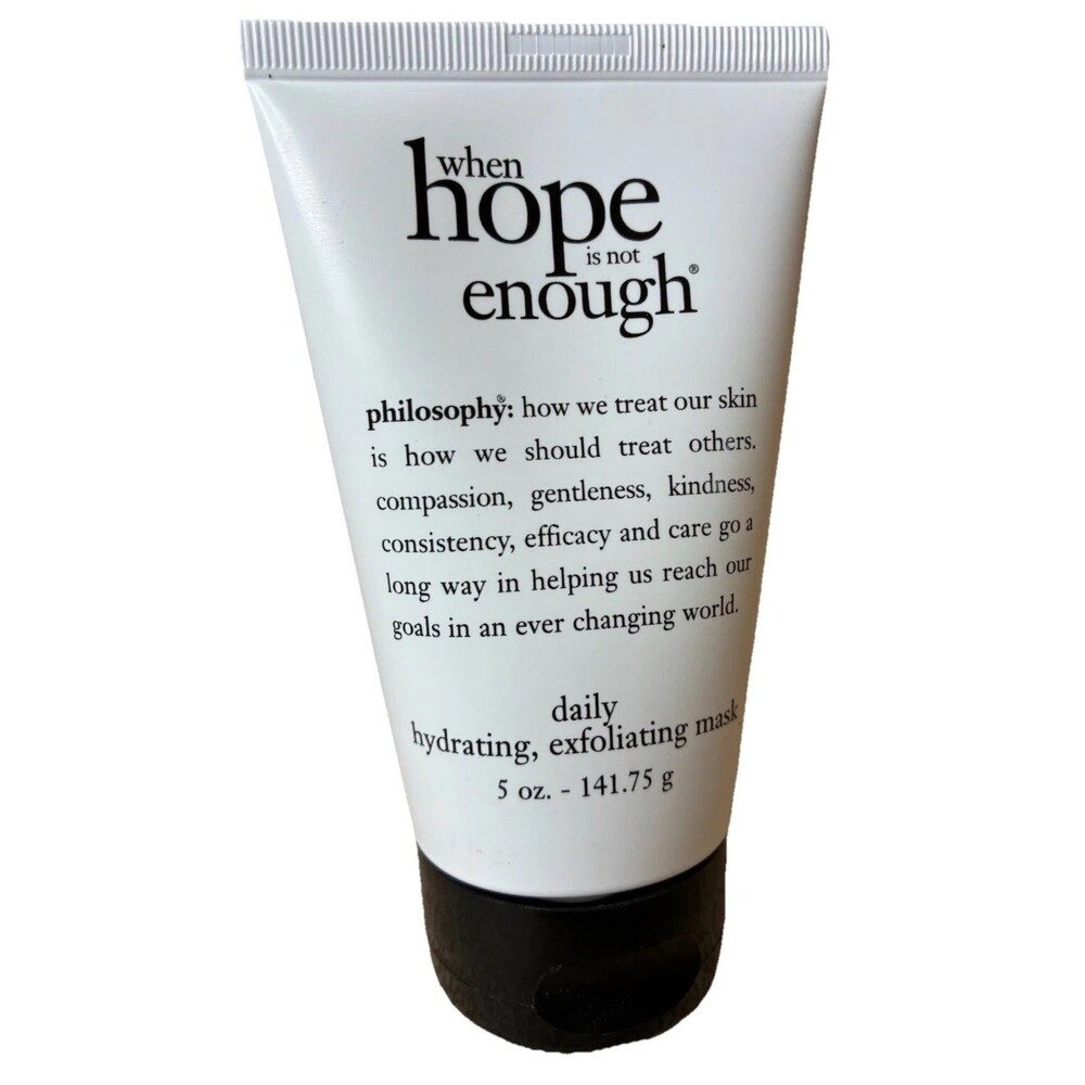 NEW Philosophy: When Hope Is Not Enough Daily Hydrating Exfoliating Mask SEALED